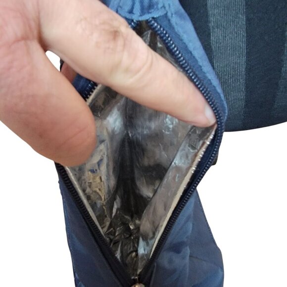 Lug Jamboree Crossbody Shoulder Bag Navy Quilted Nylon – Lightweight Travel Tote - Picture 9 of 11